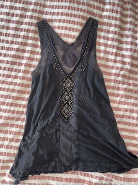Free People black flowy tank
